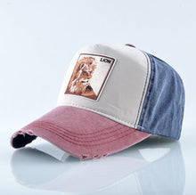 Load image into Gallery viewer, Lion Embroidery Snapback cap