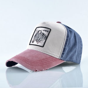 Unisex Baseball Cap Washed denim