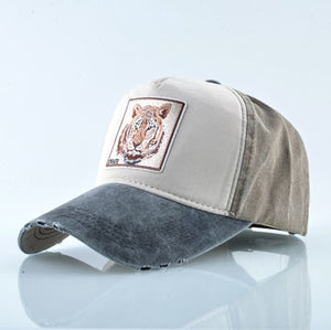 Unisex Baseball Cap Washed denim