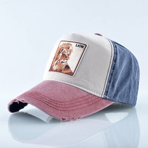 Unisex Baseball Cap Washed denim