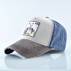 Unisex Baseball Cap Washed denim