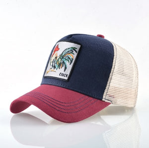 New Baseball Caps Rooster Embroidery