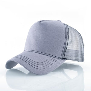 Breathable Mesh Baseball Cap Horse Embroidery