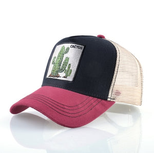 Cactus Embroidery Cap