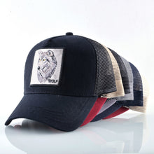 Load image into Gallery viewer, Wolf Embroidery Trucker Caps