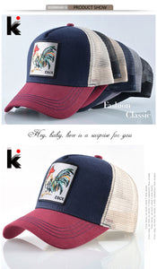 New Baseball Caps Rooster Embroidery