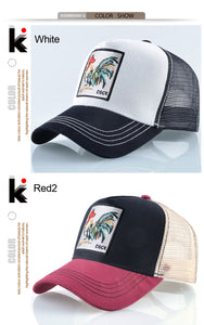 New Baseball Caps Rooster Embroidery