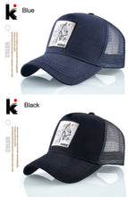 Load image into Gallery viewer, Breathable Mesh Baseball Cap Horse Embroidery