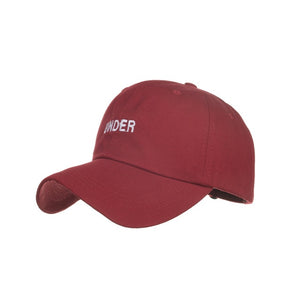 Embroidery UNDER Baseball Cap